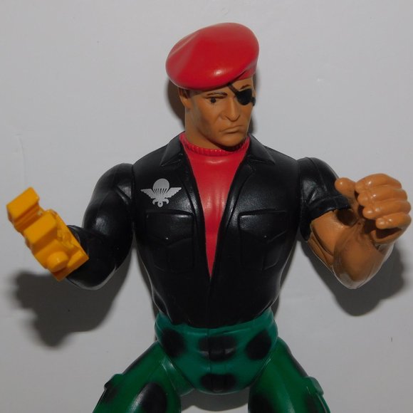 Vintage 1985 GRIPPER 6.5" Action Figure Rambo Force of Freedom Red Beret Coleco - Picture 2 of 7